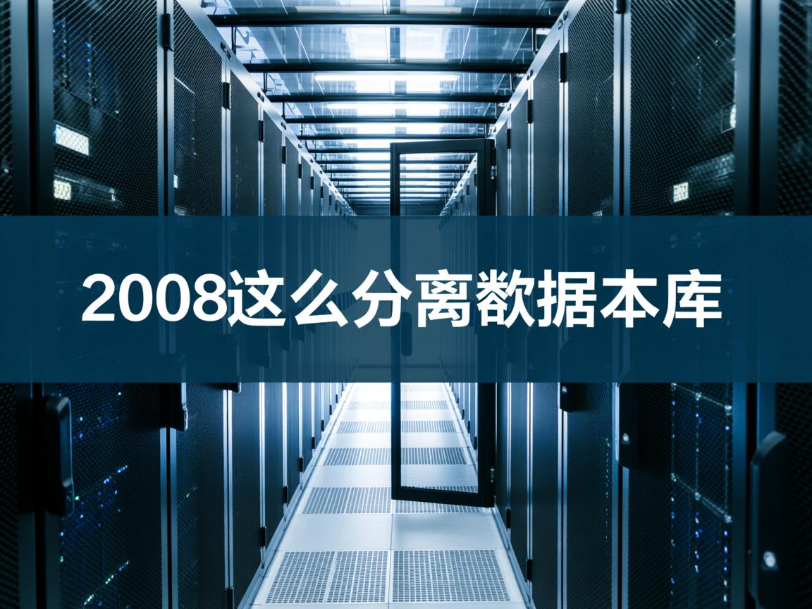 2008怎么分离数据库  第2张
