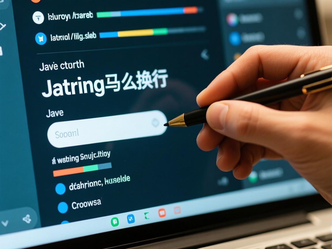 javastring怎么换行