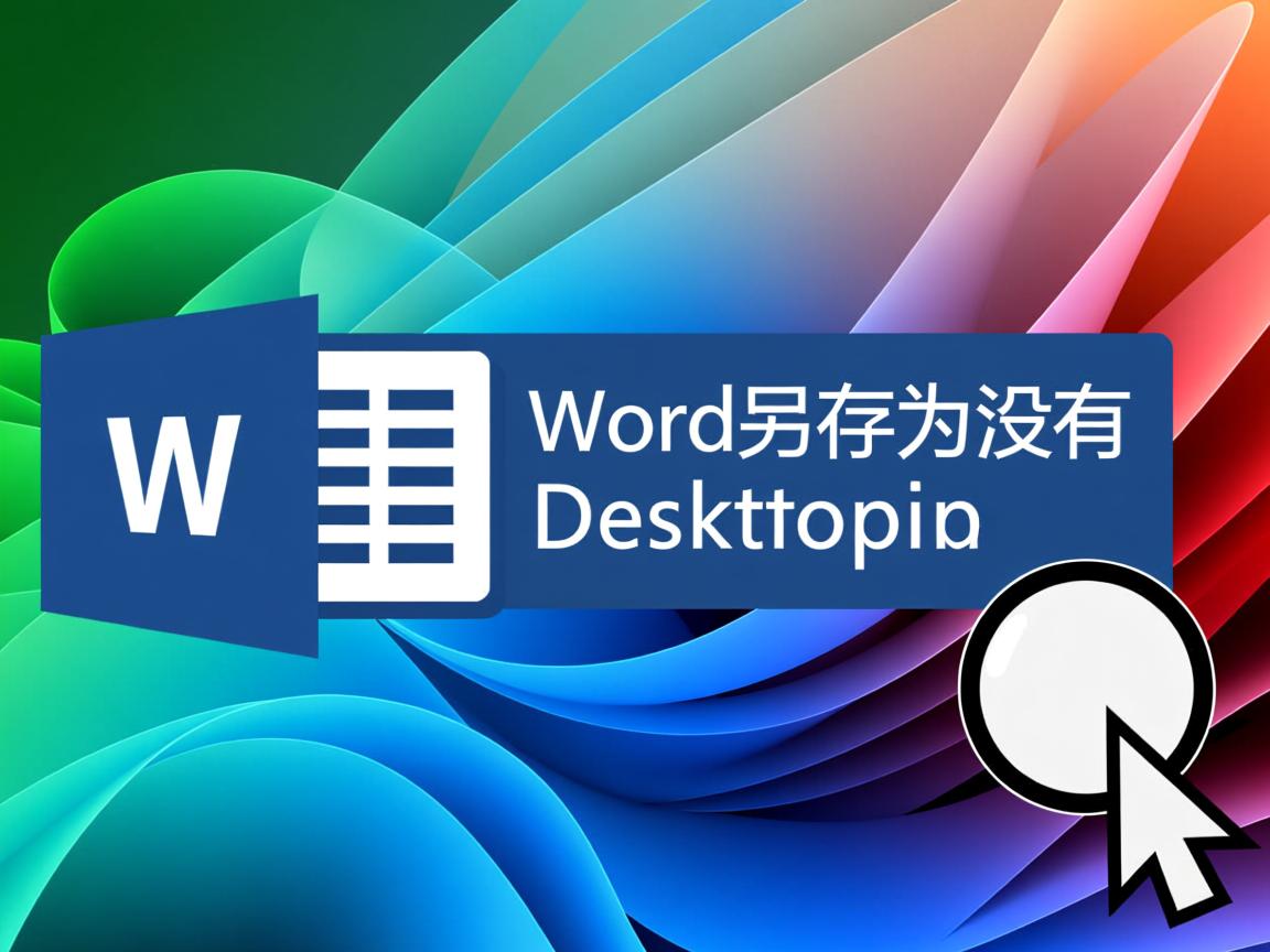为什么word另存为没有桌面选项 第1张 为什么word另存为没有桌面选项 第1张