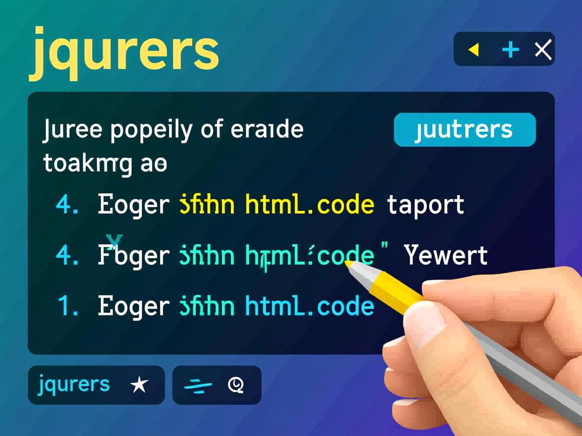jquery如何添加html代码提示 第3张 jquery如何添加html代码提示 第3张