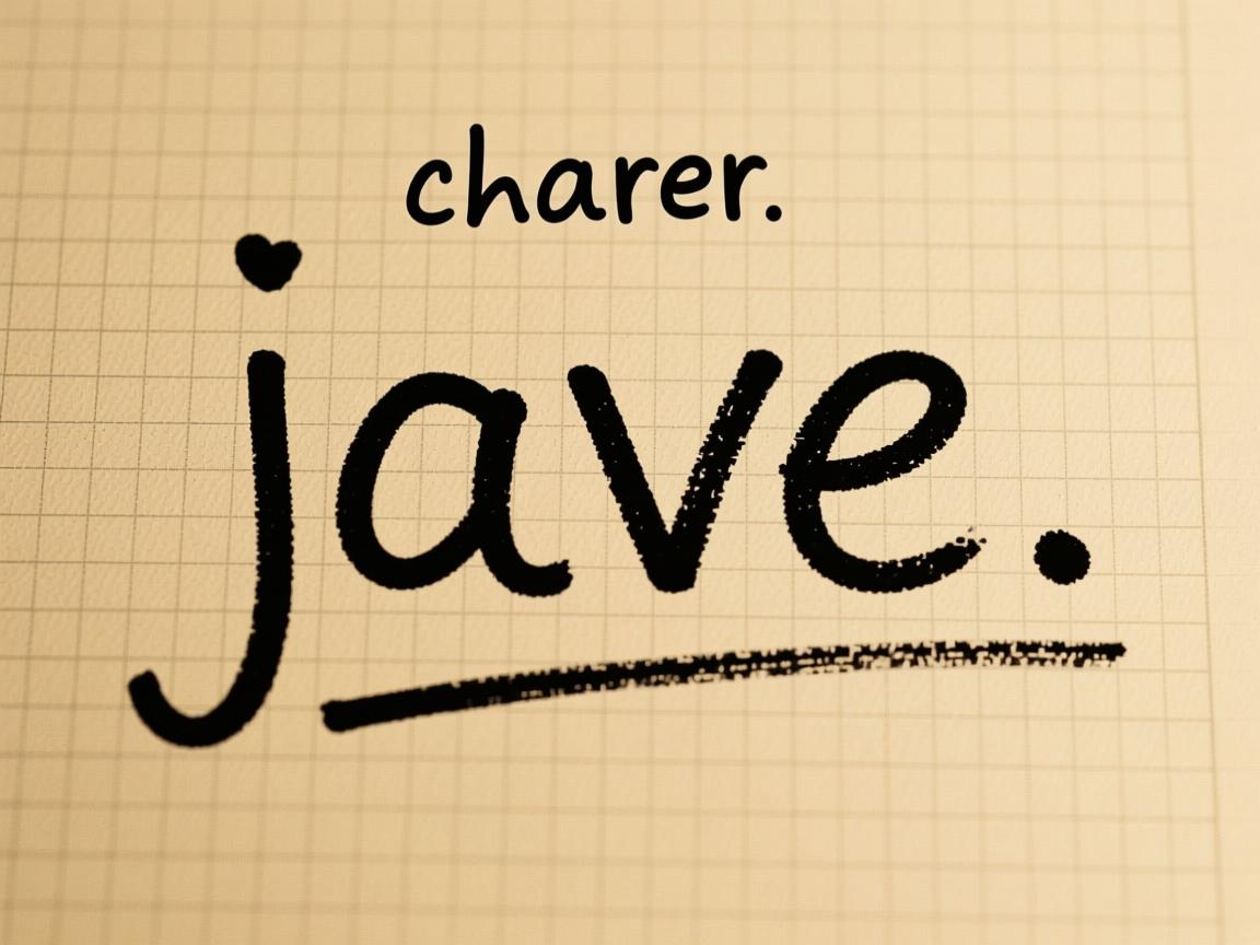 java char怎么写
