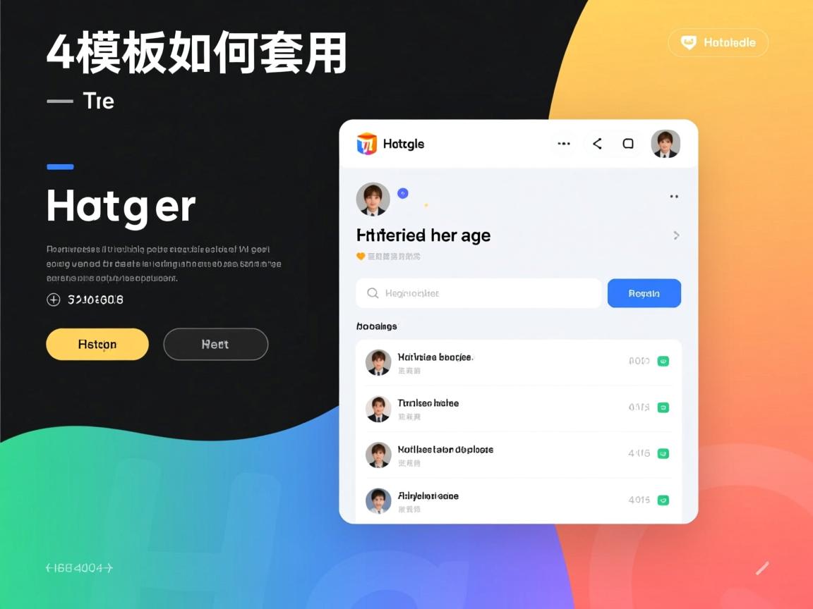 html5模板如何套用