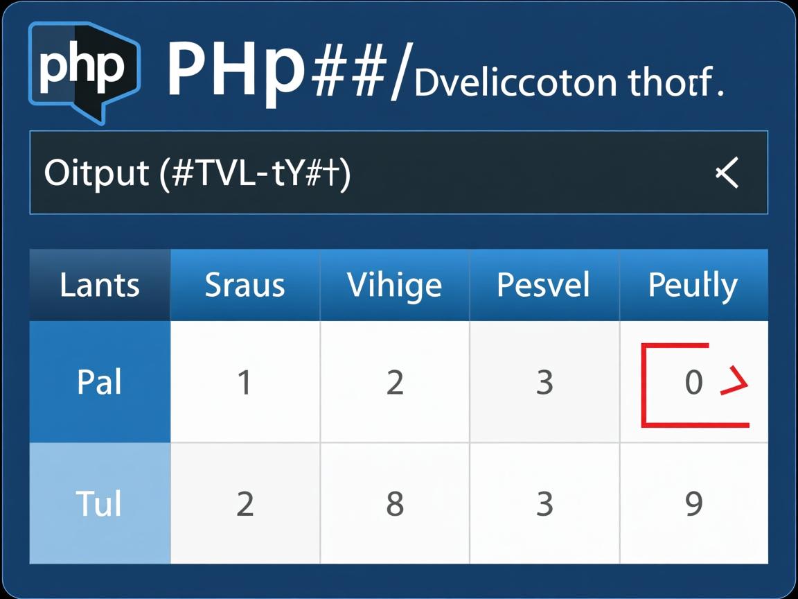 如何在php代码中输出一个html表格 第1张 如何在php代码中输出一个html表格 第1张