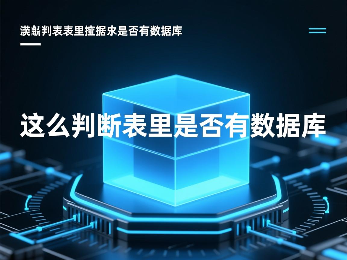 c 怎么判断表里是否有数据库 第3张 c 怎么判断表里是否有数据库 第3张