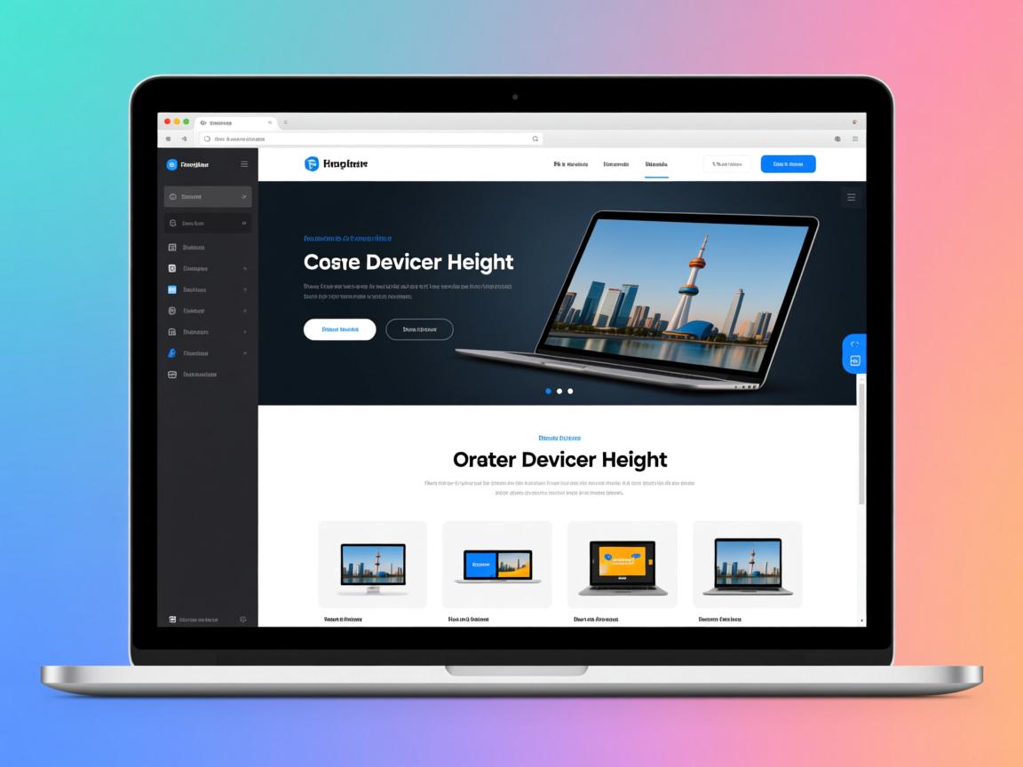 html如何适配设备高度 第3张 html如何适配设备高度 第3张