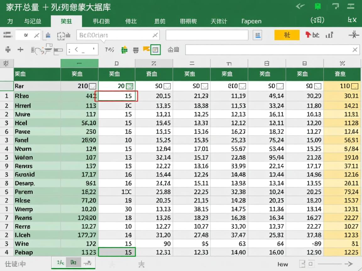 exce里面怎么汇总一列数据库  第2张