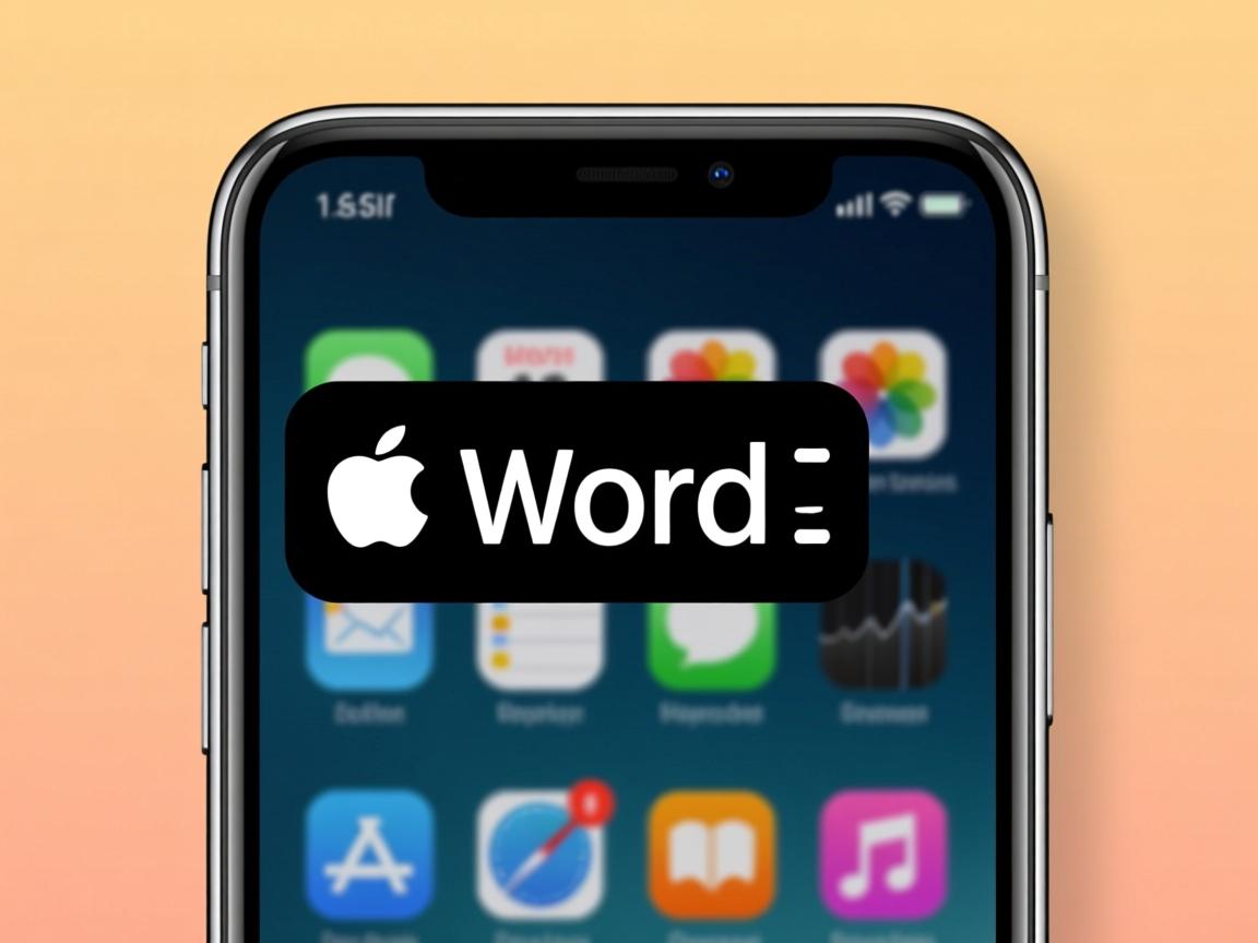 为什么苹果手机的word用不了 第1张 为什么苹果手机的word用不了 第1张
