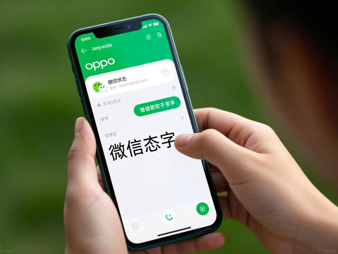 为什么oppo微信状态打不了字  第1张