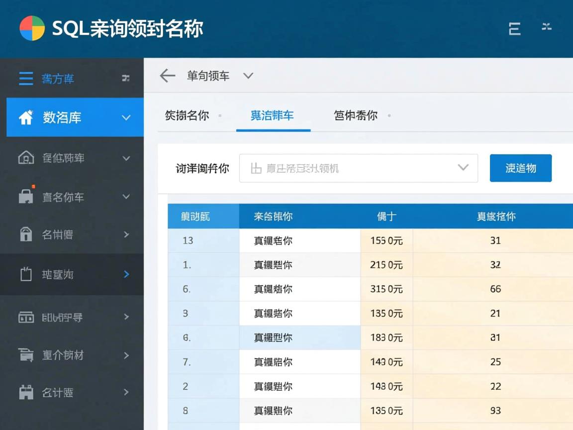 sql数据库怎么查询字段名称 第1张 sql数据库怎么查询字段名称 第1张