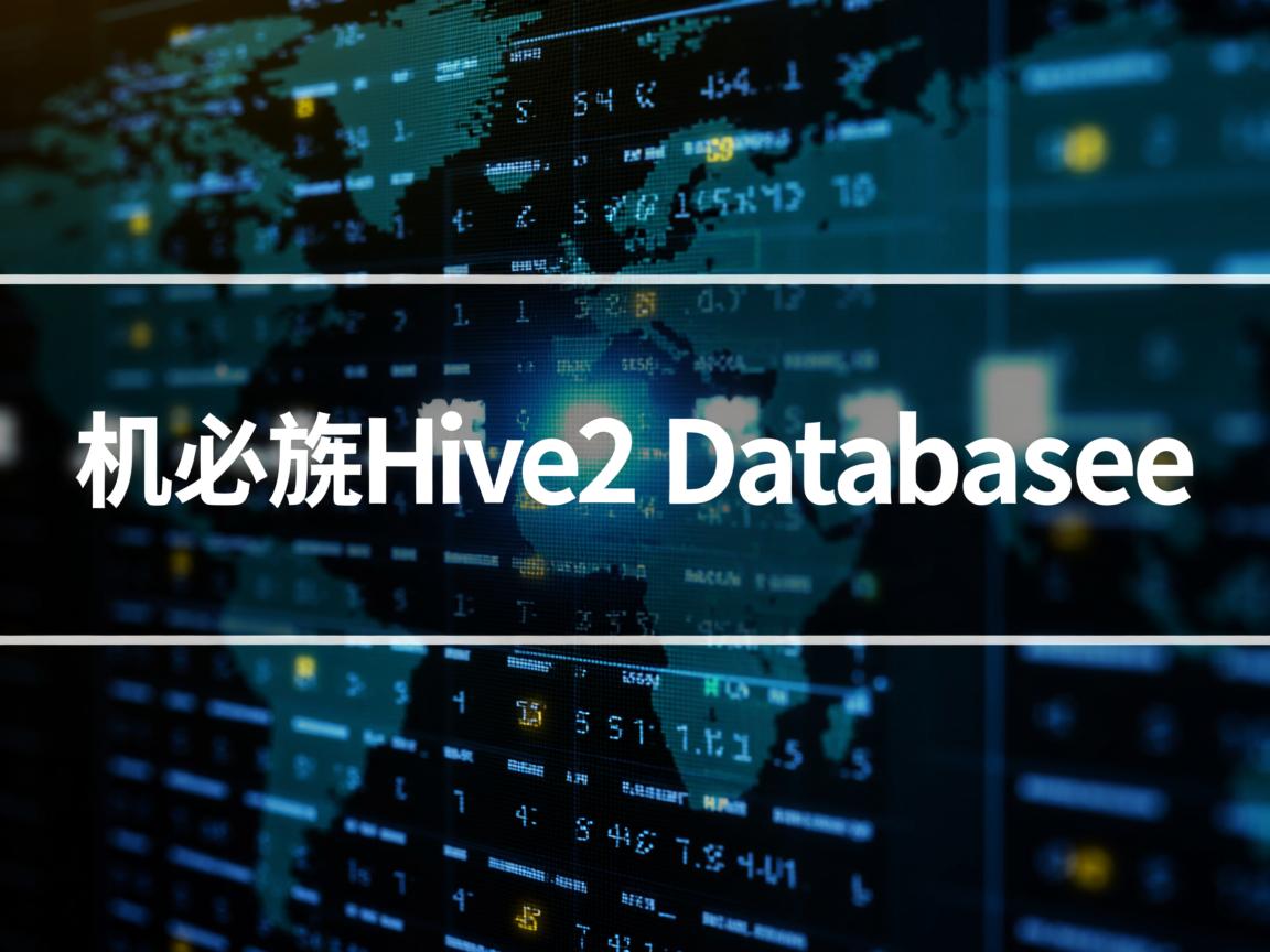 怎么装hive2数据库 第2张 怎么装hive2数据库 第2张