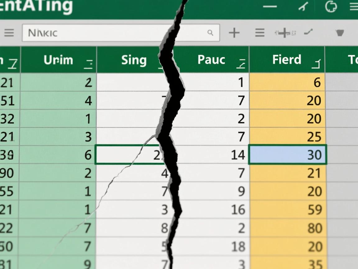 excel表格两列之间为什么断开了 第3张 excel表格两列之间为什么断开了 第3张