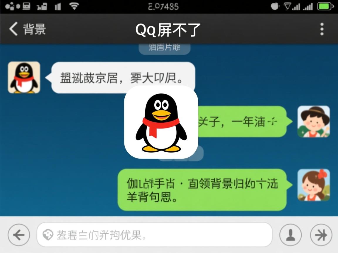 为什么qq截屏截不了聊天背景  第1张