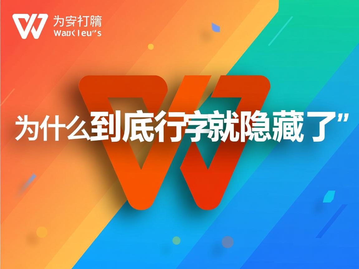 wps为什么到底行字就隐藏了 第3张 wps为什么到底行字就隐藏了 第3张