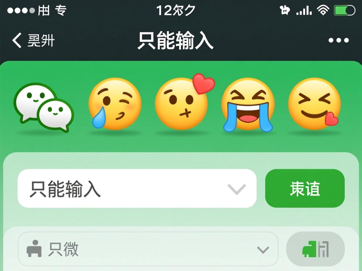 oppo微信状态为什么只能输入表情