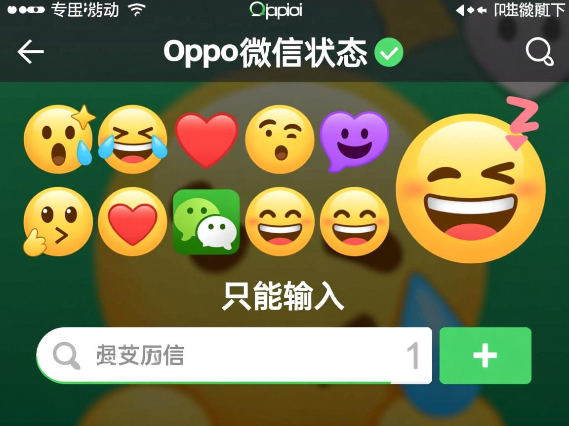 oppo微信状态为什么只能输入表情 第2张 oppo微信状态为什么只能输入表情 第2张