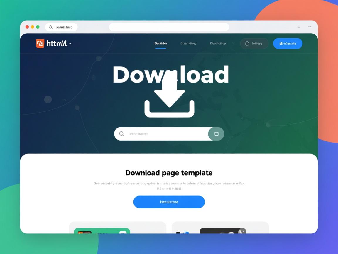 html如何制作下载页面模板 第1张 html如何制作下载页面模板 第1张