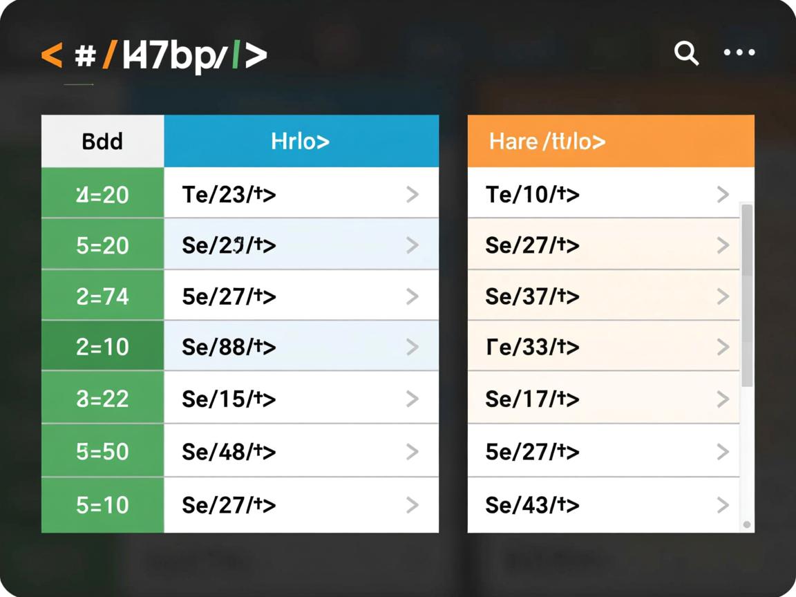 html如何将表格分两列 第3张 html如何将表格分两列 第3张