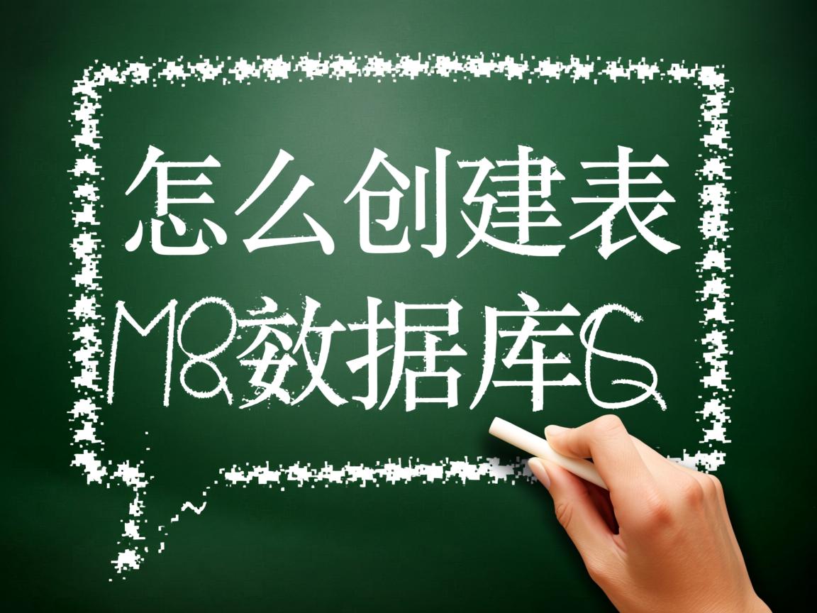 数据库怎么创建表mysql数据库  第1张