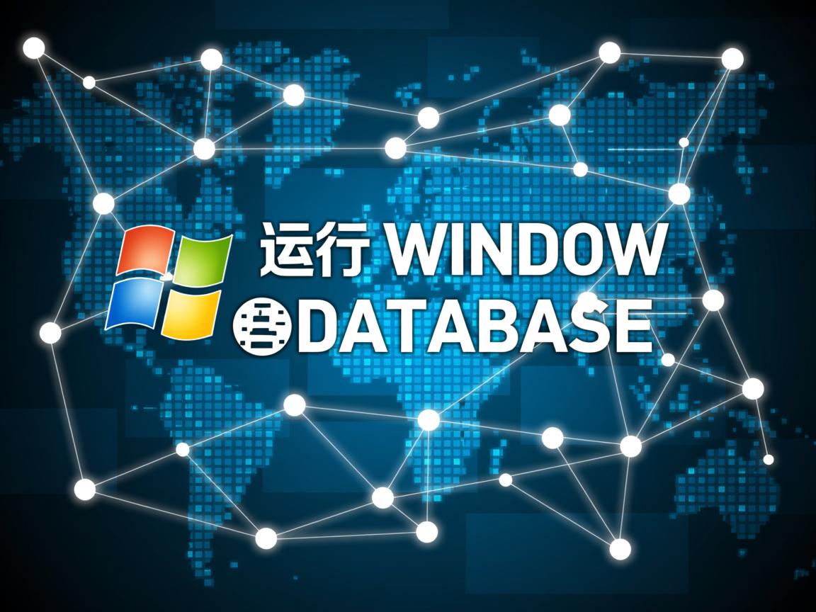 怎么用运行窗口导数据库 第1张 怎么用运行窗口导数据库 第1张