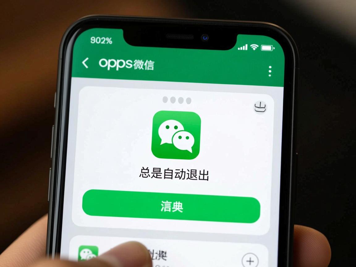 oppo手机微信为什么总是自动退出 第2张 oppo手机微信为什么总是自动退出 第2张