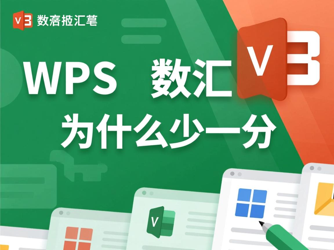 wps表格汇总和为什么少一分  第2张