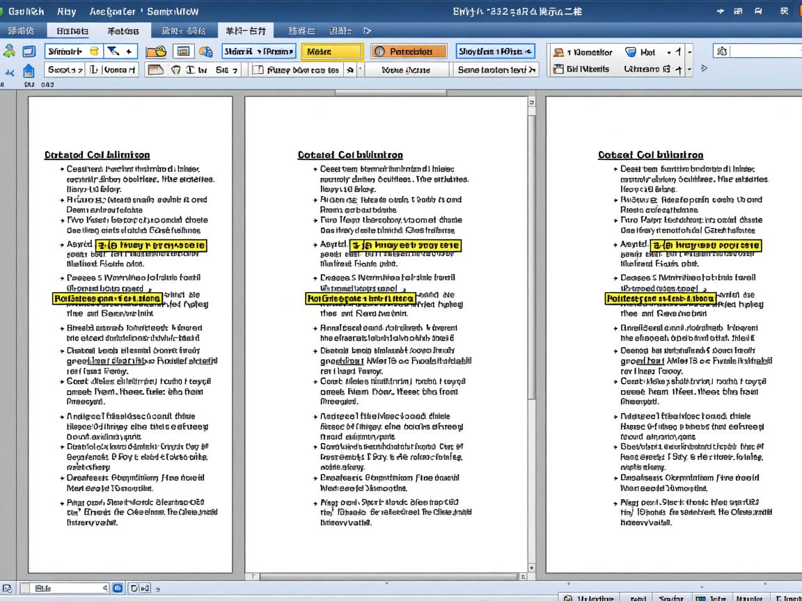 在word中分三栏为什么显示二栏 第1张 在word中分三栏为什么显示二栏 第1张