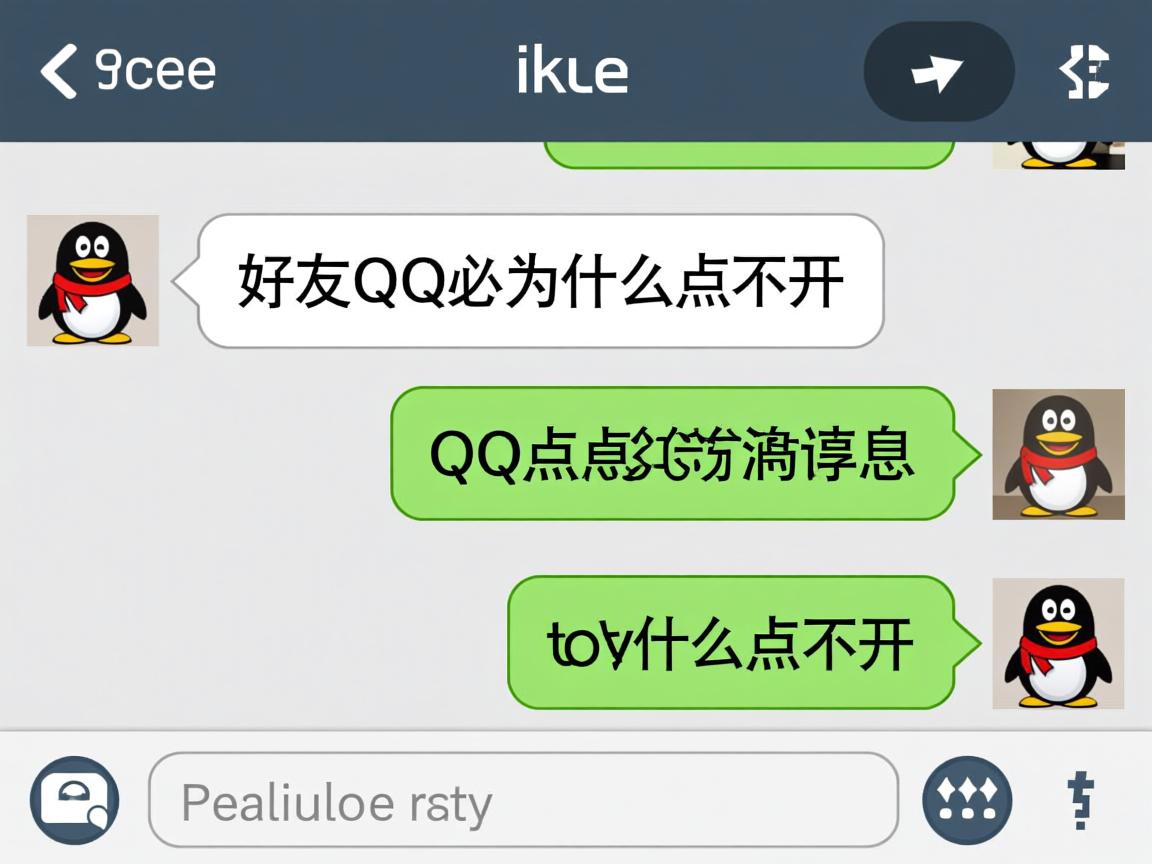不是好友qq点发消息为什么点不开