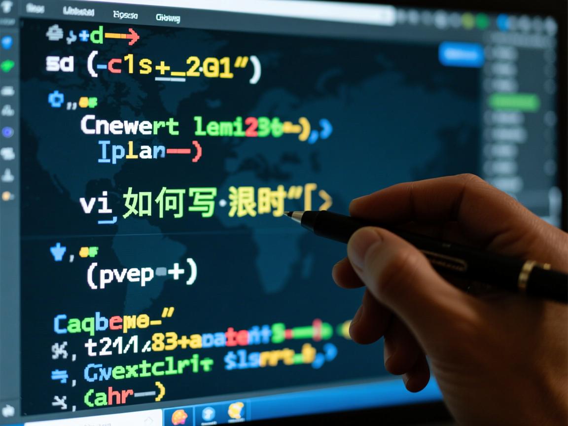 linux vi 如何写延时