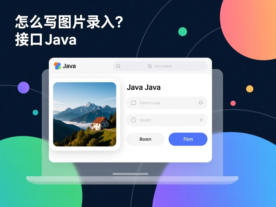 java怎么写图片录入的接口  第2张