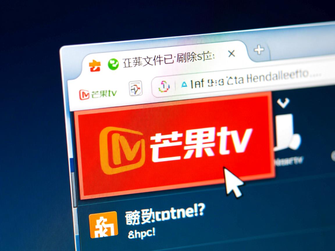 为什么芒果TV显示文件已删除